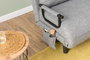 Atelier Del Sofa Sento Single - Gris claro
